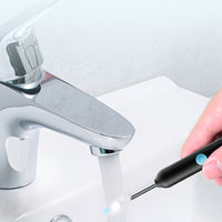 1080P WiFi Ear Wax Removal Otoscope Tool Kit 3.3mm Ear Cleaning Endoscope with 6 LED Light for iOS Android Smartphones Black