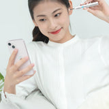 1080P WiFi Ear Wax Removal Otoscope Tool Kit 3.3mm Ear Cleaning Endoscope with 6 LED Light for iOS Android Smartphones White