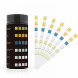 100Pcs Set 6-in-1 Aquarium Test Strips for Freshwater Saltwater Fish Tank Test Kit