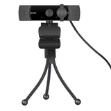 2K Webcam with Microphone 1080P HD USB Web Camera for Live Recording Online Conference