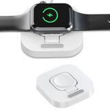 For Apple Watch Charging Dock Travel Charger Stand Compatible with Apple Watch Series White