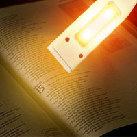 3-Color LED Neck Reading Light 11-Level Adjustable Book Lamp with Bendable Arms White
