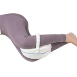 Ergonomic Leg Knee Pillow for Side Sleeper Memory Foam  Knee Support Pillow Cushion White