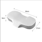 Ergonomic Cervical Pillow Memory Foam Neck Support Pillow for Side / Back Sleeper Grey
