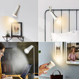 4-in-1 Wireless Touch Control Night Light Multifunctional Desk Lamp Clamp Light Wall Light Emergency Lamp White