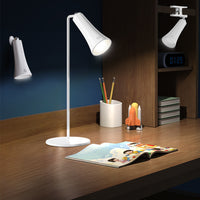 4-in-1 Wireless Touch Control Night Light Multifunctional Desk Lamp Clamp Light Wall Light Emergency Lamp White