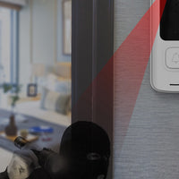 720P HD Smart Wireless Video Doorbell  Motion Detection WIFI Security Doorbell Camera with Night Vision White