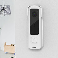 720P HD Smart Wireless Video Doorbell  Motion Detection WIFI Security Doorbell Camera with Night Vision White