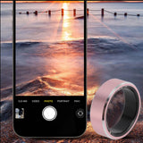 Smart Health Ring with Fitness Tracking Sleep Monitoring Gesture Control Compatible with Android iOS Pink