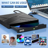 External CD VCD DVD Drive for Laptop USB 3.0 Type-C USB Portable Player
