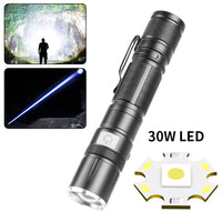 5-Mode Flashlight Rechargeable Pocket Torch for Camping Walking Emergencies