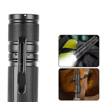5-Mode Flashlight Rechargeable Pocket Torch for Camping Walking Emergencies