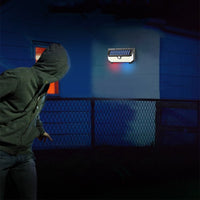 3-Mode Solar Motion Sensor Wall Light Water-Resistant Outdoor Security Light for Patio Garage Garden