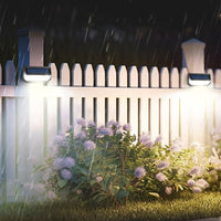 3-Mode Solar Motion Sensor Wall Light Water-Resistant Outdoor Security Light for Patio Garage Garden