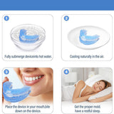 Adjustable Anti-Snore Mouthpiece Stop Snoring Teeth Grinding Mouth Guard Sleeping Aid Blue