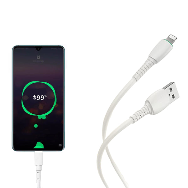 120W  Fast Charging Cable 2M USB Data Transfer Cord USB to Lightning Style