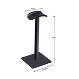 Desktop Headphone Aluminum Stand and Stable Headset Holder Black