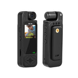 2K Portable Body Camera with 180 degree Rotating Lens Night Vision Audio Recorder