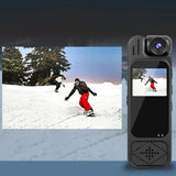 2K Portable Body Camera with 180 degree Rotating Lens Night Vision Audio Recorder