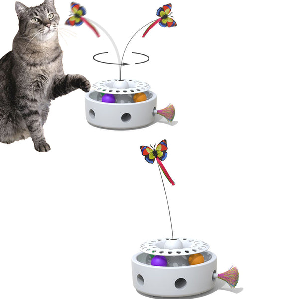 3 in 1 Interactive Butterfly Cat Toy