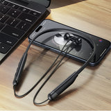Wired Neckband Bluetooth Earphones with Playback and Dual Connection