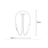 Wired Neckband Bluetooth Earphones with Playback and Dual Connection
