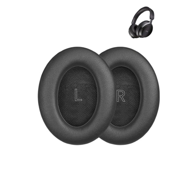 1 Pair Replacement Ear Pads Cushions for Bose QC Ultra Headphones Black