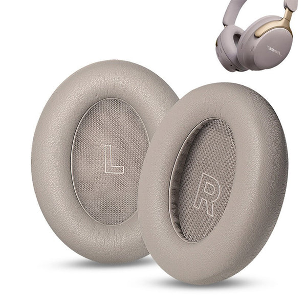 1 Pair Replacement Ear Pads Cushions for Bose QC Ultra Headphones Dune Gray
