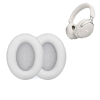 1 Pair Replacement Ear Pads Cushions for Bose QC Ultra Headphones White