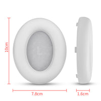 1 Pair Replacement Ear Pads Cushions for Bose QC Ultra Headphones White