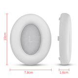 1 Pair Replacement Ear Pads Cushions for Bose QC Ultra Headphones White