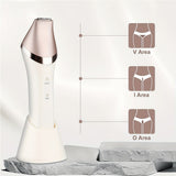 6-in-1 Painless Electric Shaver for Women Cordless Face Foot Body Hair Grooming Set Rose Gold