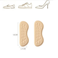 6 Pairs of Anti Wear Heel Protection Pads for Shoes Cushions Heel Liners Grips Heel Inserts Insoles Cuticolor