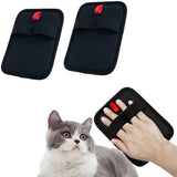 2Pcs Pet Hair Remover Cat Dog Hair Removal Glove for Couch Furniture Carpet Auto Seat