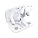Wireless Bluetooth 5.4 Earbuds Sport Headphones with Earhooks White