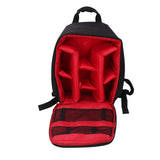 Water-Resistant Camera Backpack DSLR Cameras Travel Bag  Red