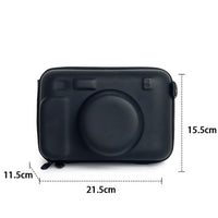 Protective Case for Fujifilm Instax Wide 400/300/210 Instant Camera Hard Shell Carrying Case with Removable Adjustable Strap  Black