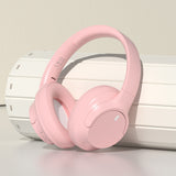 Over Ear Bluetooth Headphone Wireless Foldable Headset Pink