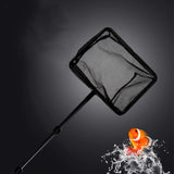 6-in-1 Aquarium Cleaning Tool Kit Extendable Fish Tank Cleaner with Net Rake Scraper Brush