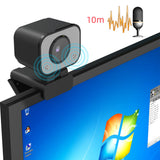 4K Webcam Camera with Mic USB Plug and Play Web Cam for Computer Laptop