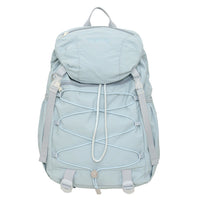 2-in-1 Hiking Backpack Set Packable Water Resistant Daypack with Small Pouch Blue
