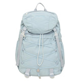 2-in-1 Hiking Backpack Set Packable Water Resistant Daypack with Small Pouch Blue