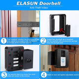 Anti-Theft Video Doorbell Mount No Drilling Doorbell Bracket Compatible with Ring 1/2/3/3 Plus/Eufy/Blink Cam Doorbell