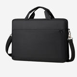 Crossbody Laptop Sleeve Padding Shoulder Carry Bags for 15.6 Inch Notebook Black