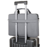 Crossbody Laptop Sleeve Padding Shoulder Carry Bags for 15.6 Inch Notebook Grey