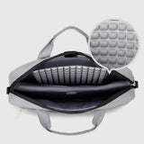 Crossbody Laptop Sleeve Padding Shoulder Carry Bags for 15.6 Inch Notebook Grey