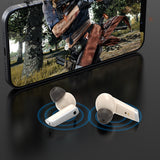 Bluetooth5.2  Headphones Wireless Sport Earbuds with Charging Case Beige