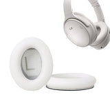 Pair of Replacement Ear Pads for Bose QC45 Headphone Ear Cushions White