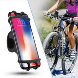 Bike Phone Holder with Flexible Adjustable Strap for Bike Cycling Handlebar