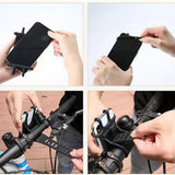 Bike Phone Holder with Flexible Adjustable Strap for Bike Cycling Handlebar